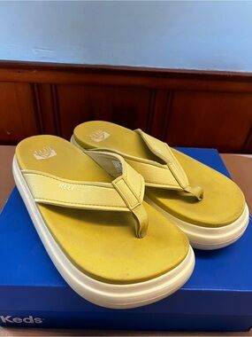Reef Citron Yellow Platform Flip Flop Sandals